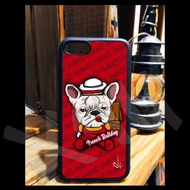 法鬥 豬二哥 狗 手繪 插畫 手機殼 iPhone 14 13 12 11 X 8 6