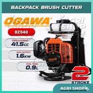 Agrishop OGAWA Backpack Brush Cutter BZ540 | Recoil Starter 41.5cc 1.6kW 2-Stroke Gasoline Engine He
