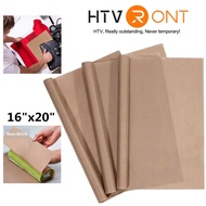 HTVRONT 3 pcs Teflon Sheet 40cm*50cm PTFE Heat Press Pad Reusable Non-Stick Mat Reusable Baking Shee
