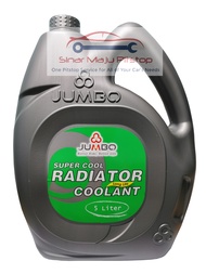 JUMBO SUPER COOL RADIATOR COOLANT 5 LITER HIJAU GREEN ORIGINAL - Air Radiator Coolant Mobil & Motor 