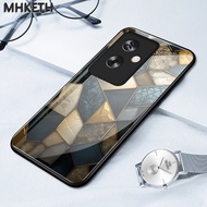 Case For OPPO A79 5G A2 5G Personalized Geometric Glass Phone