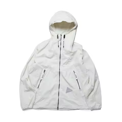 And Wander Multi-functional Technical Jacket Unisex Lightweight Packable Waterproof Windproof Hooded