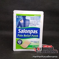 Salonpas PAIN RELIEF PATCH Size 7CM X 10CM 3'S