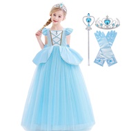 MQATZ ชุดเดรสเด็กผู้หญิง SMR048ฮาโลวีนงานเย็บปะผ้าตาข่ายเลื่อมปาร์ตี้เจ้าหญิงคอสเพลย์แบบซินเดอเรลล่า