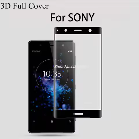 3D Tempered Glass for Sony Xperia XA XA1 XA2 Ultra Plus X XP XZ XZ2 XZS XZ1 Compact Premium Glass Cu