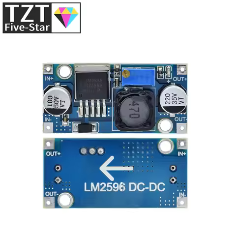 TZT 1/5/10pcs LM2596 DC-DC Step-down Power Supply Module 3A Adjustable Step-down Module LM2596S Volt