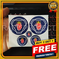 SCANIA NMAX EMBLEM LOGO AEROX EMBLEM NMAX MOTORCYCLE STICKER 1 SET