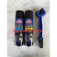 Original Chain Lube (STP) Original Chain Cleaner (STP) 240ML #Buy One Set Free Brush#