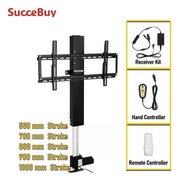 2026 SucceBuy TV Lift Motorized W/ Remote Control 500mm-1000mm Electric DC Motor Plasma LCD Stand Li