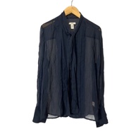J.CREW CREW Shirt silk Navy Long sleeves Direct from Japan Secondhand