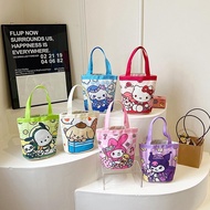 Cute Handbag Cartoon Print Small Animal Bucket Canvas Cute Bag Tote Bag J1j4