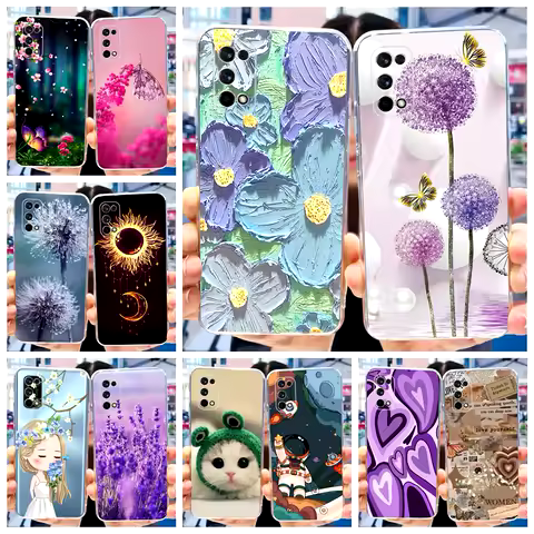For Realme 7 Pro Case Realme7 5G RMX2111 Stylish Painted Cover Soft Silicone Phone Case For Realme 7