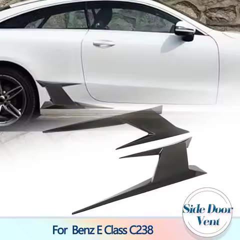 Carbon Fiber Side Door Vents for Mercedes Benz C238 E250 E300 E400 E500 E550 Sport Coupe 2016-2018 S