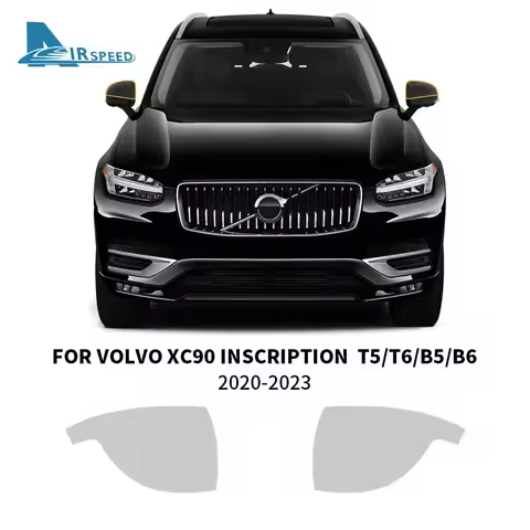 Car Transparent Pre Cut PPF Paint Protection Film TPU Headlight Film For Volvo XC90 INSCRIPTION 2020