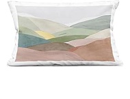 Stupell Industries Soft Rolling Hills Indoor Printed Throw Pillow, 14 x 7 x 20, Green