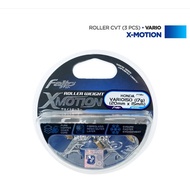 * 20MMX15MM * X-MOTION FAITO RACING  CVT PULLEY ROLLER SET [ 3PCS SET 8G-19G ] ADV 150/160 & HUSKY 1