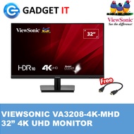 VIEWSONIC VA3208-4K-MHD 32" 4K UHD MONITOR WITH BUILT-IN SPEAKERS