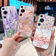 For Huawei P60 / P60 Pro Case Clear Protection Soft Silicone Pretty Pattern Casing For HuaweiP60Pro 