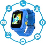 New 4G Edition - Kids Smart Watch (Blue) for Boys Girls (Age 3 Years +) - Touch-Screen Smartwatch with SIM Card – Remote Monitoring/Video Call/GPS Tracker - Ready Out of The Box