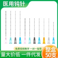 Disposable with Scale 21G22G23G25G27G Blunt Needle Small Needle Temple Round Head Temple Rinse Needl