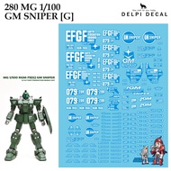 Water Decal [DELPI] 280 MG GM SNIPER 1/100