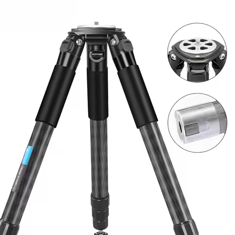 factory wholesale OEM ODM carbon fiber heavy duty Professional Flexible hunting tripod stand for vid