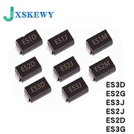 50Pcs SMD Fast Rectifier Diodes ES3D ES3JBF ES2G ES3J ES2J ES2D ES3G 1A 2A 50V 100V 150V 200V 300V 4