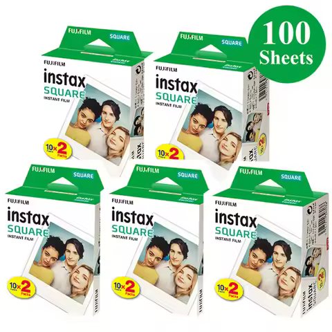 10-100 sheets Fujifilm Instax Square White Edge Films Photo Paper for Instax SQ10 SQ6 SQ20 Instant C