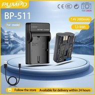 PUMPD BP-511 Battery  for Canon 5D 10D 20D 30D 40D 50D 300D G1 G2 G3 G5G6 Single slot charger