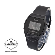 [Watchspree] Casio Ladies' Digital Black Resin Band Watch LW204-1B LW-204-1B