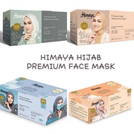 HIMAYA HIJAB(HEADLOOP) 50Pcs Adult Premium MASK 3Ply Medical Grade Face Mask by HIMAYA HEADLOOP 3PLY
