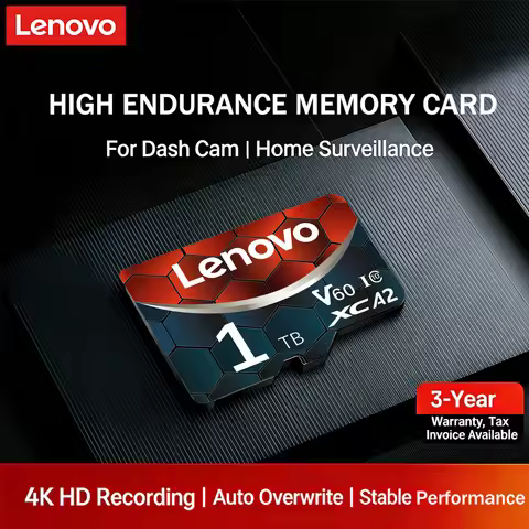 Lenovo Extreme Pro V60 U3 SD Memory Card 128GB 256GB 512GB Micro SD Card 1TB 2TB High Speed TF Flash