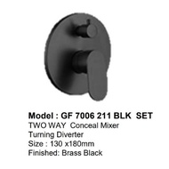 G.FERRETTI | GF 7006 211 BLK SET TWO WAY Conceal Mixer