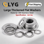 304 Stainless Steel Extra Thick Flat Gasket M5/M6 – Durable, High Strength, In Stock, Express Delive