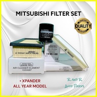 MITSUBISHI XPANDER AIR FILTER AIRCON FILTER XPANDER OIL FILTER SET XPANDER FILTER OIL XPANDER