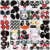 Marshmallow Stickers Dedicated Bunny Cartoon Stickers Eyes Influencer Expressions Must-Have Edible F