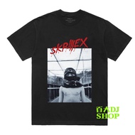 Owsla Skrillex LV X Rock European American Short-Sleeved T-Shirt