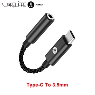 Uareliffe JCALLY JM9 Black Type-C To 3.5mm Portable Audio Amplifier CS46L41 Chip Support Call/Mic/Re