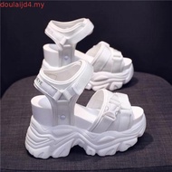 Dad Sandals Women Thick-Soled Wedge Heel Inner Heightening Women's Shoes Shoes