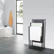 Towel Rack Stand 3-Tier Standing Light Luxury Stylish Towel Organizer for Bathroom Bedroom
