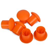 100 Pcs Mushroom Rebar Cap Plastic Safety Caps Rebar Caps for Rebar 8 to 38mm