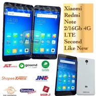 Hp Xiaomi Redmi Note 2 4G Ram 2Gb Rom 16Gb Second Hp murah Xiaomi