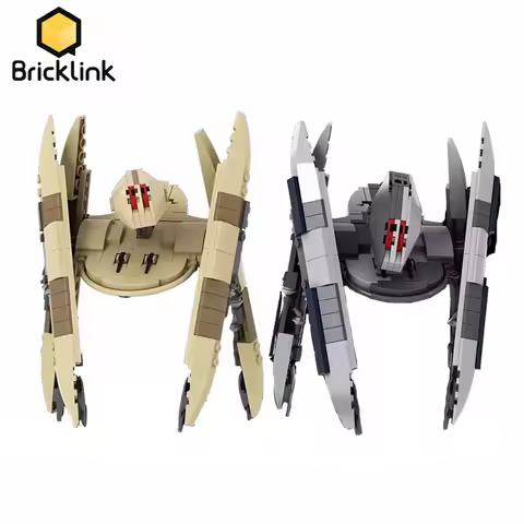 Bricklink Star Movie Vulture Droid Starfighters MOC Technical Robot Figures Spaceship Building Block