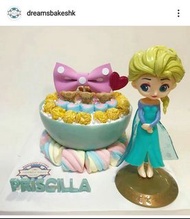 [ Elsa主題星球蛋糕 ]  歡迎訂製 🎂🍰🍮 — 查詢/頂購 Whatsapp 46471878