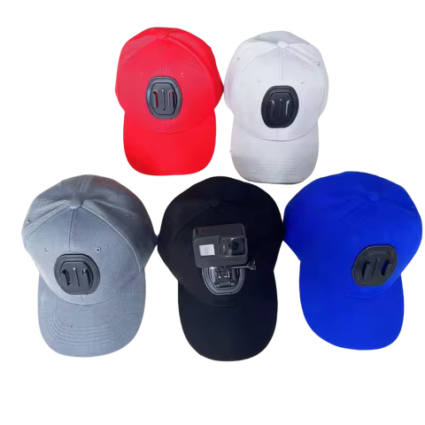 Adjustable Canvas Sun Hat Cap for Gopro Hero 13 12 11 10 9 8 7 6 5 4 3 Insta360 x3 x2 Eken SJCAM DJI