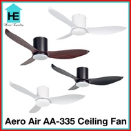 [FREE INSTALLATION*] Aero Air AA335 (35"/46"/52") AeroAir Hugger DC Ceiling Fan with 24W Tri-color LED