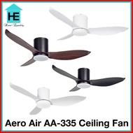 [FREE INSTALLATION*] Aero Air AA335 (35"/46"/52") AeroAir Hugger DC Ceiling Fan with 24W Tri-color L