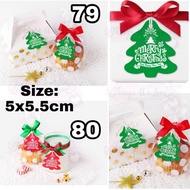 [SG SELLER] [FREE SHIPPING] Gift Tags Thank you Tag Mini Card Note Goodie Bag Christmas Xmas Door Gift Birthday Party