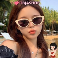 BJASHOP Sun Protection Sun Glasses, Small Frame UV400 Cat Eye Shape Sunglasses, Fashion Colorful 90s