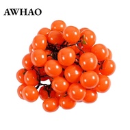 [AWHAO] Solar Lights for Outside Hanging Lights Persimmon Lantern Practical Easy Setup Decorative fo